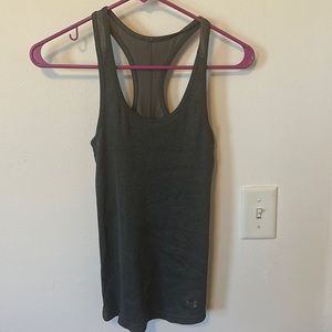 Gray workout tank top